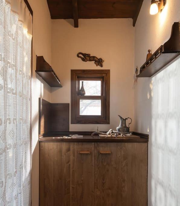 Traditionelles Appartement Athos Shadow Am Meer Paralia Sikias Exterior foto